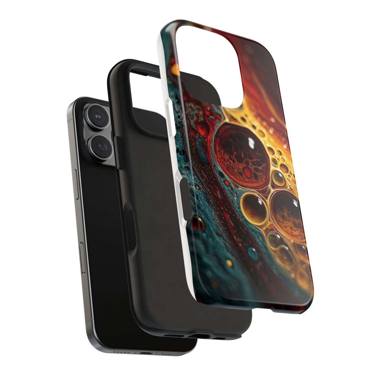Vibrant Abstract Tough Phone Case - Unique Art for Stylish Protection