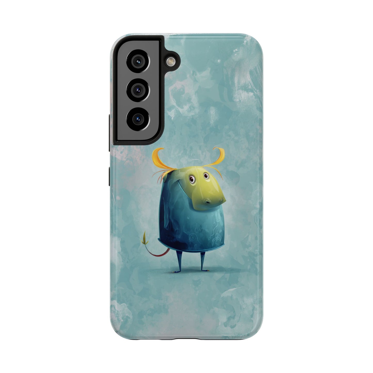 Cute Cartoon Bull Tough Phone Case - Durable & Fun Protection