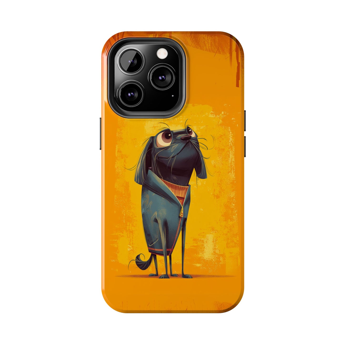 Fun Dog Art Tough Phone Case - Durable Pet Lover Gift
