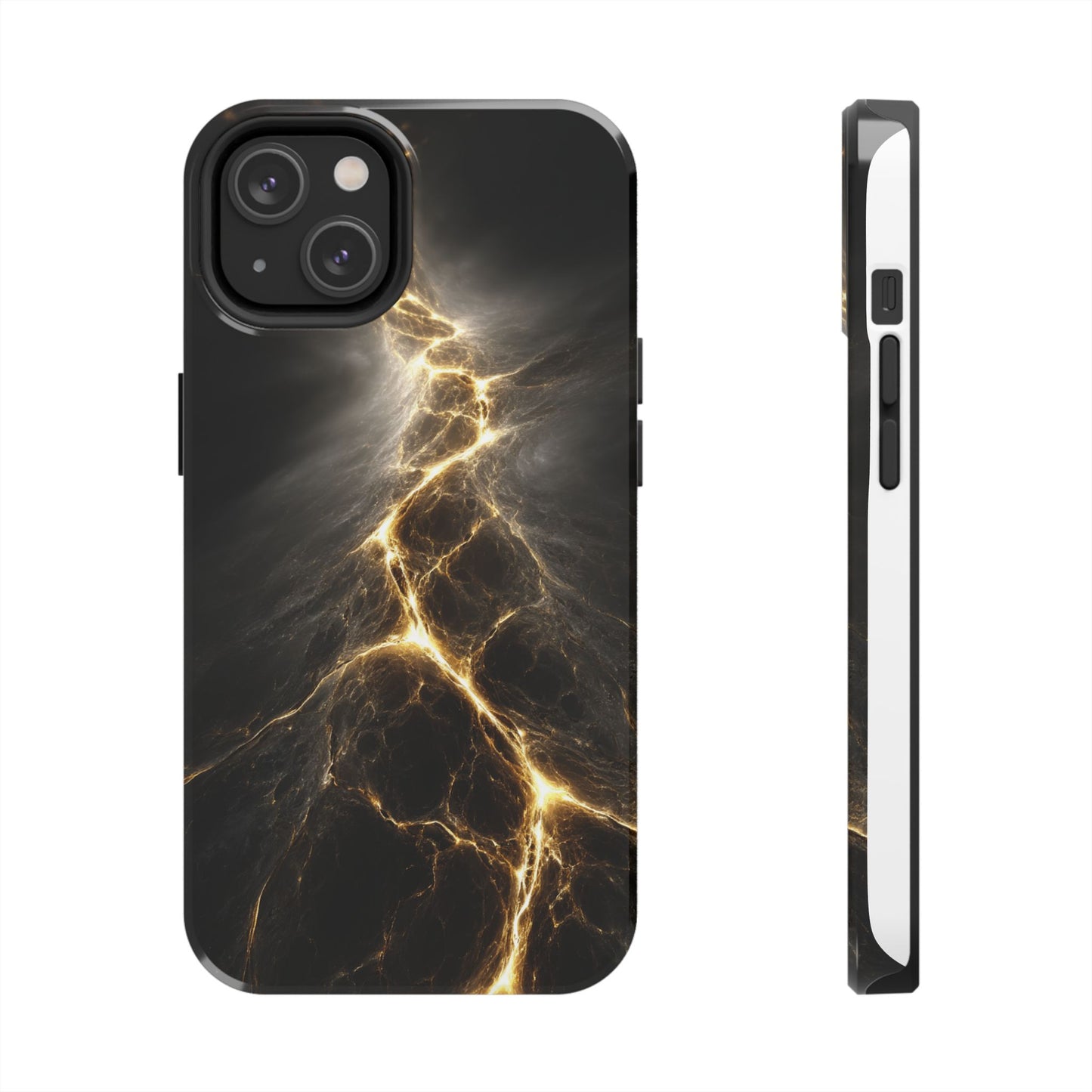 Lightning Bolt Tough Phone Case - Durable & Stylish Protection