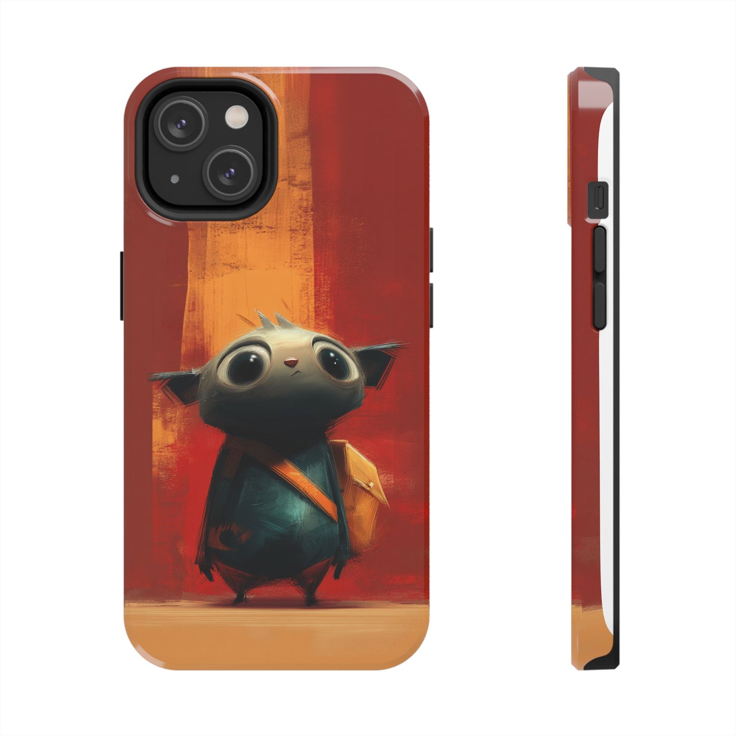 Adventurous Character Tough Phone Case - Durable Protection for Creative Souls