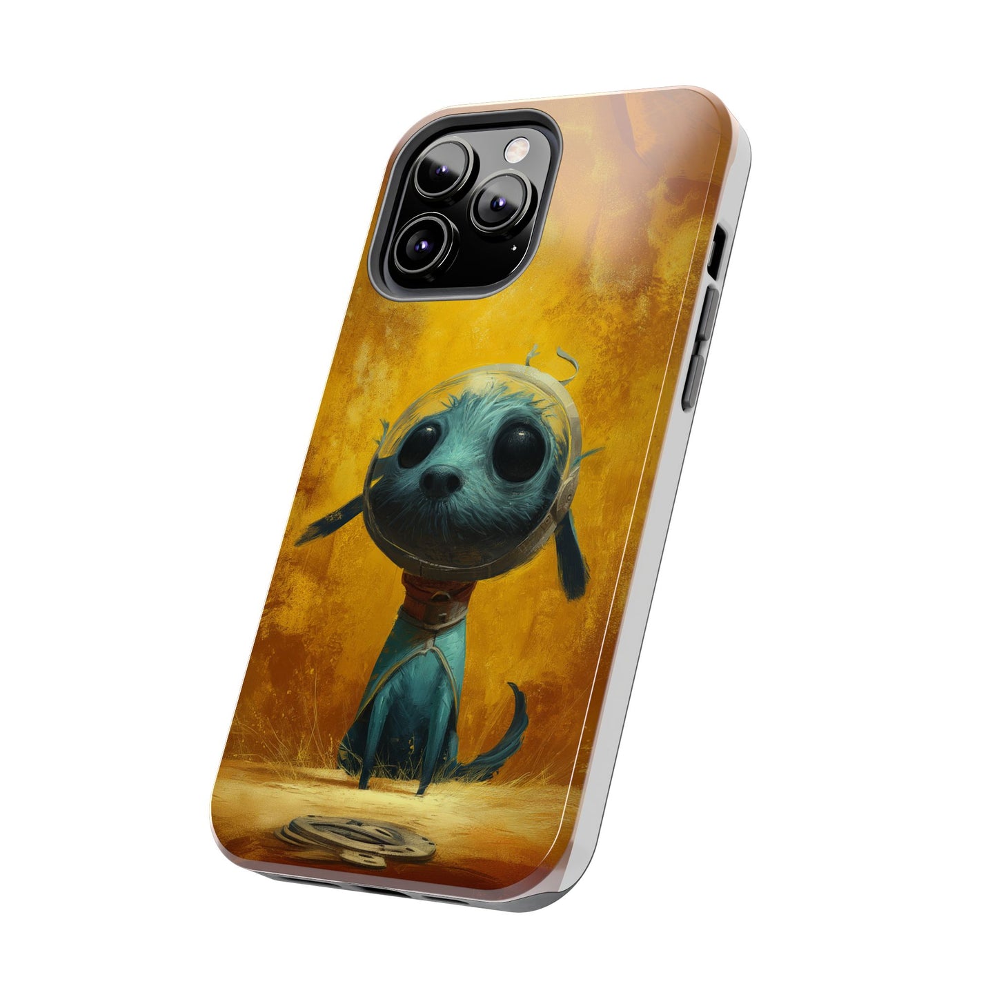 Cute Dog Art Tough Phone Case - Stylish & Protective