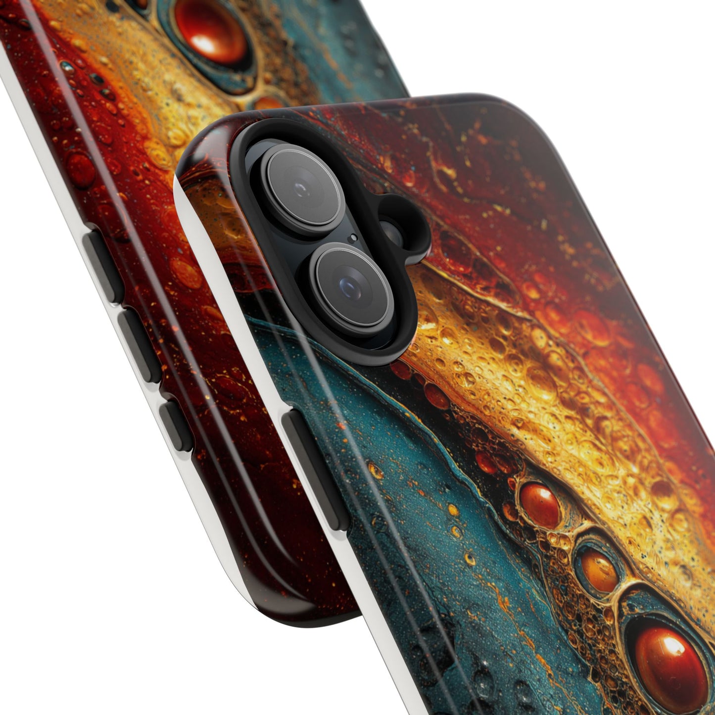 Abstract Colorful Tough Phone Case - Protective Cover with Unique Design