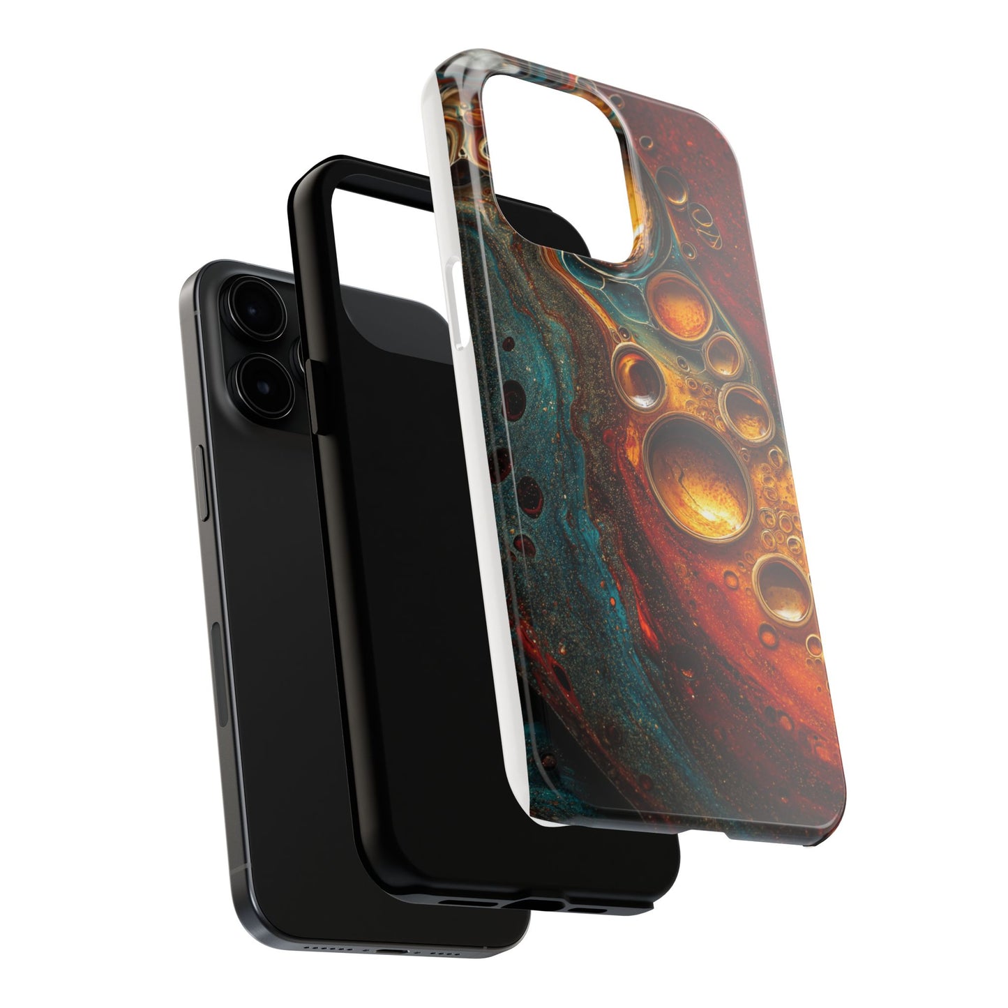 Abstract Art Tough Phone Case - Unique Colorful Design
