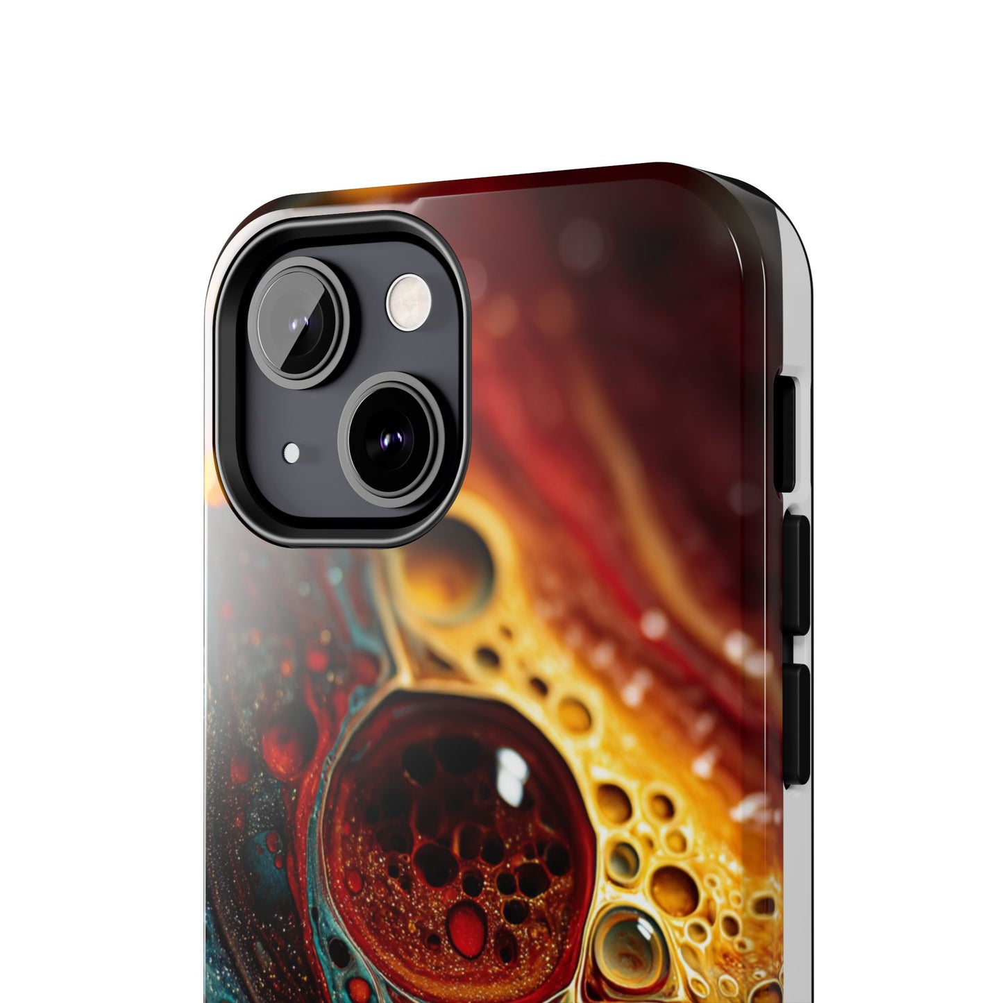 Vibrant Abstract Tough Phone Case - Unique Art for Stylish Protection