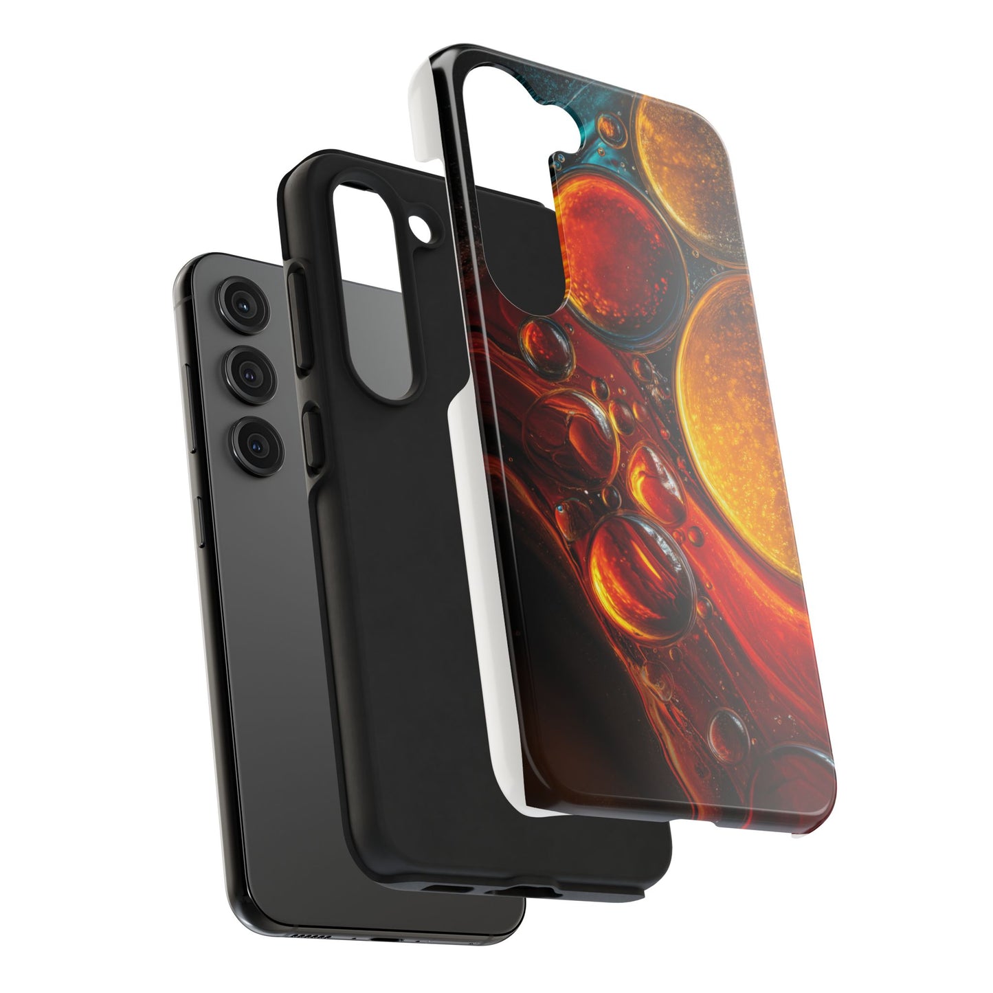 Vibrant Abstract Tough Phone Case - Protective Cover with Colorful Design