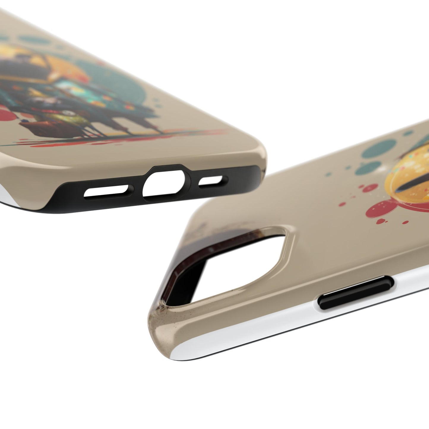 Whimsical Pet-Inspired Tough Phone Case - Perfect for Animal Lovers