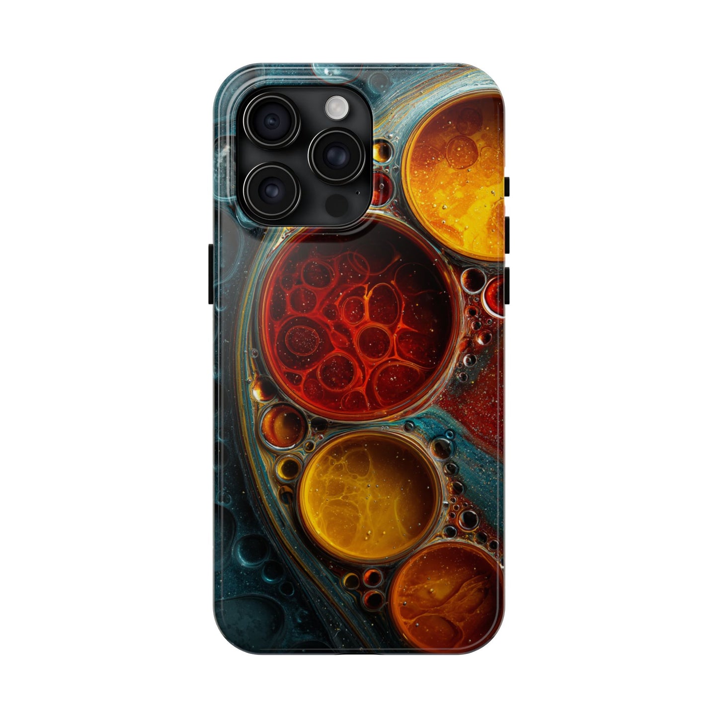 Vibrant Abstract Tough Phone Case - Durable Protection with Artistic Design