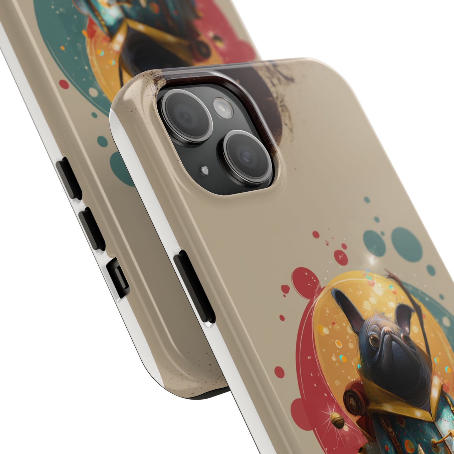 Whimsical Pet-Inspired Tough Phone Case - Perfect for Animal Lovers