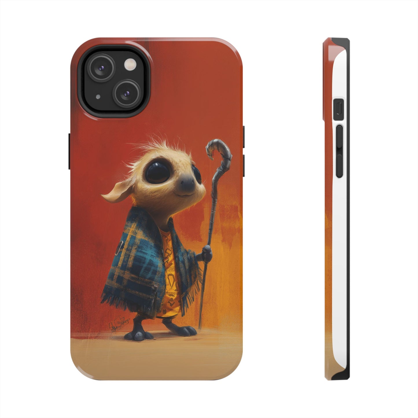 Whimsical Tough Phone Case - Cute Character Design for Kids & Adults