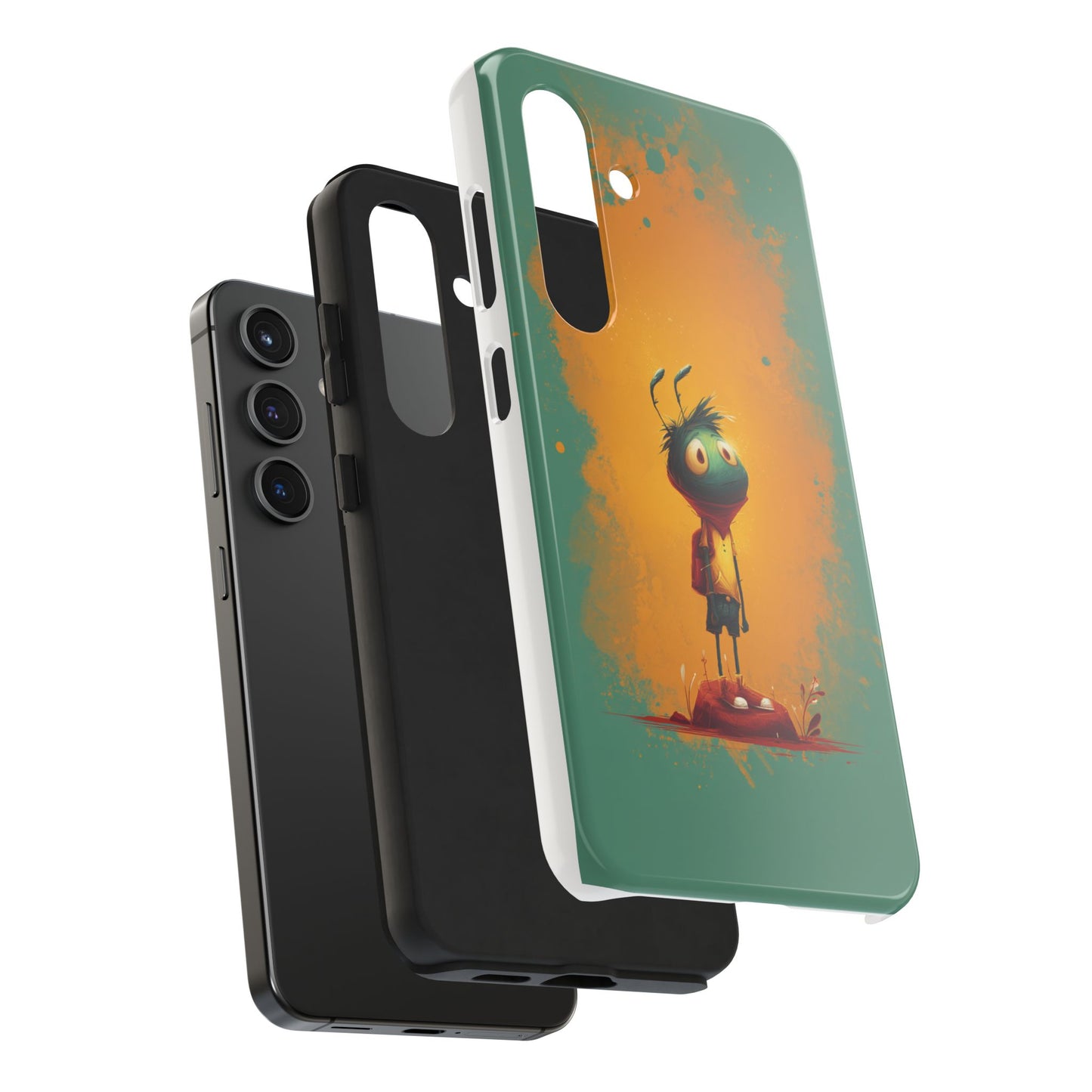 Whimsical Tough Phone Cases for Kids – Vibrant Character Design