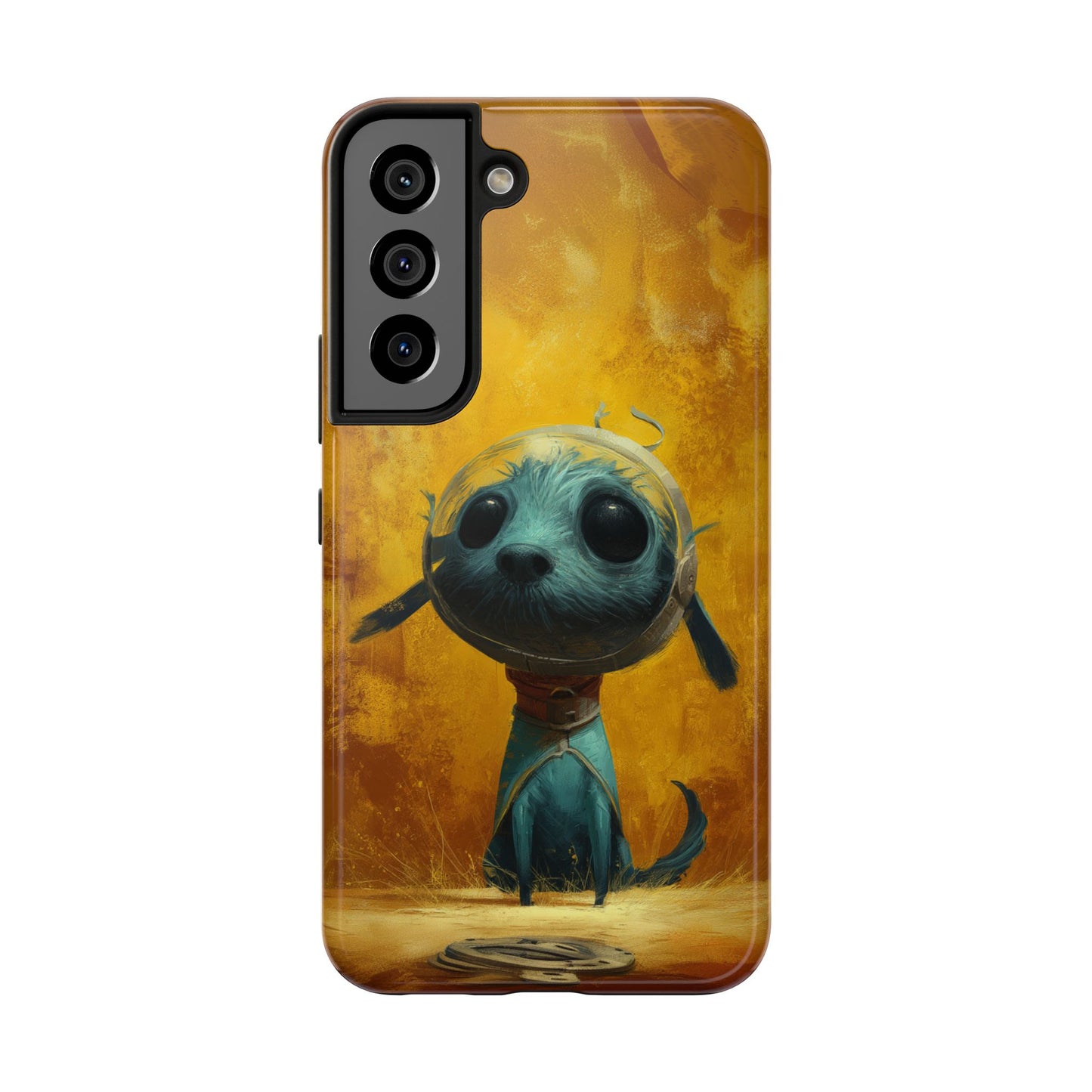 Cute Dog Art Tough Phone Case - Stylish & Protective