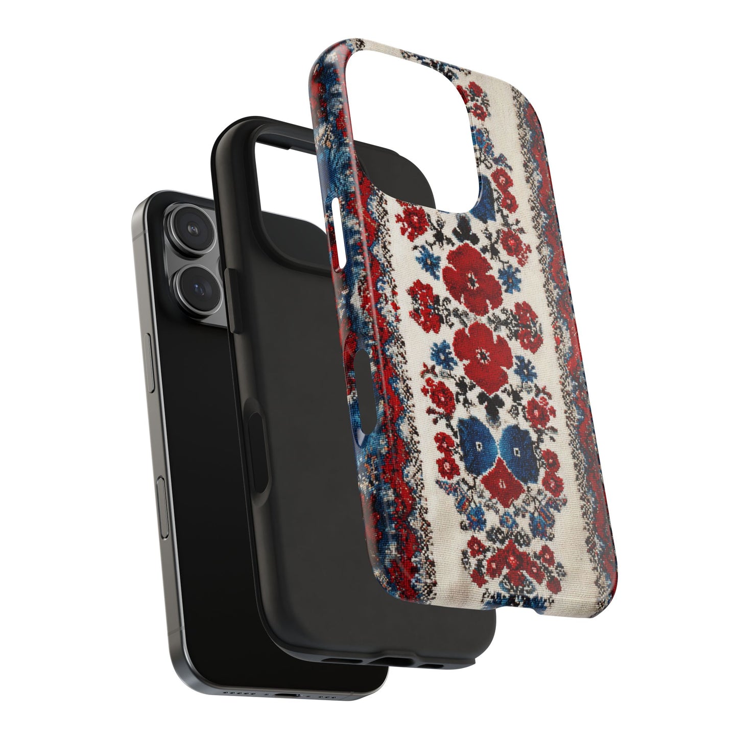 Durable Bohemian floral phone case gift for birthdays and holidays
