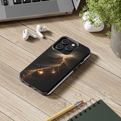 Cosmic Glow Tough Phone Case - Galaxy Design for Sci-Fi Lovers