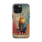 Animal Art Tough Phone Cases, Cute Character Phone Protector, Unique Cartoon Phone Cover, Fun Gift for Kids, Birthday or Holiday Present