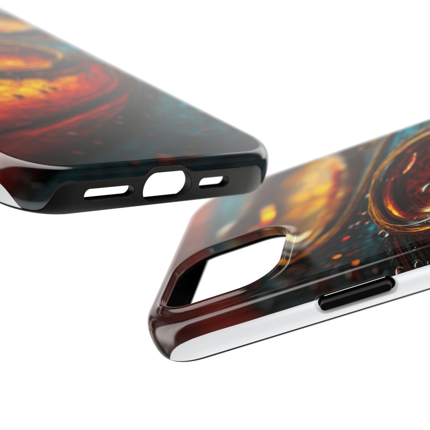 Artistic Tough Phone Case – Abstract Colorful Design for Unique Protection