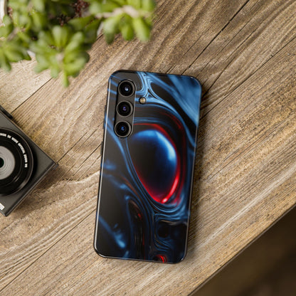 Edgy Tough Phone Case | Durable Smartphone Protection, Cyberpunk Design, Unique Gift for Him, Halloween Tech Accessory