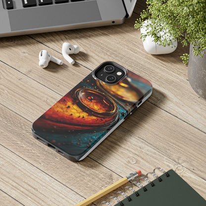 Artistic Tough Phone Case – Abstract Colorful Design for Unique Protection
