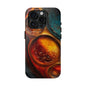 Vibrant Abstract Tough Phone Case – Bubble Design for Ultimate Protection