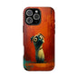 Whimsical Dog Art Tough Phone Case - Durable Protection for Pet Lovers