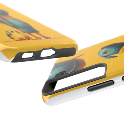 Colorful Animal Art Tough Phone Case - Perfect for Pet Lovers & Kids