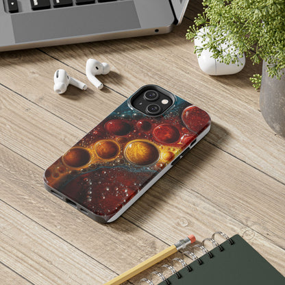 Vibrant Abstract Tough Phone Case - Durable and Stylish Protection