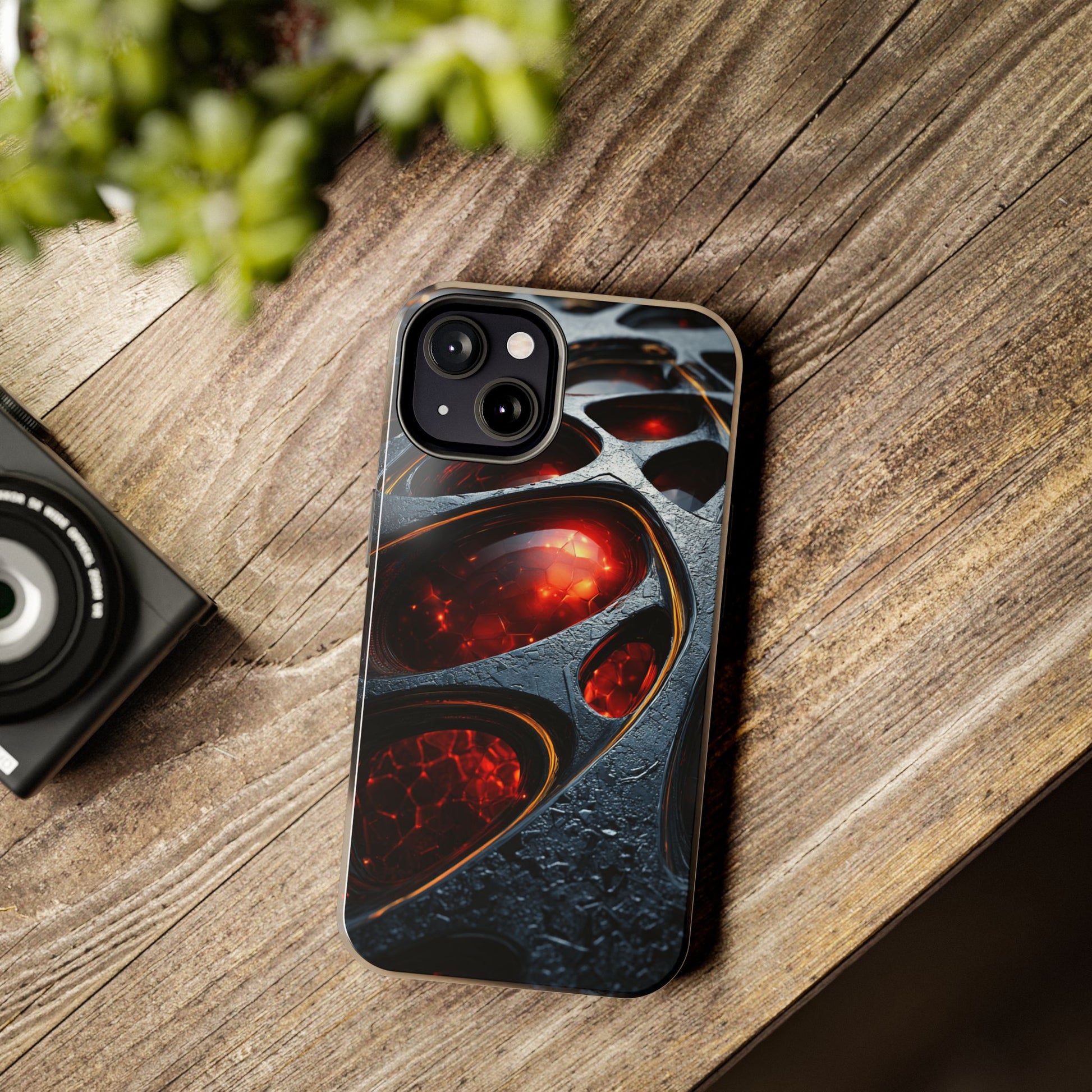 Protective phone cover inspired by outer space