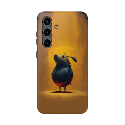 Whimsical Dog Art Tough Phone Case - Durable & Stylish