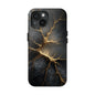 Electric Lightning Tough Phone Case - Durable Protection with Striking Design