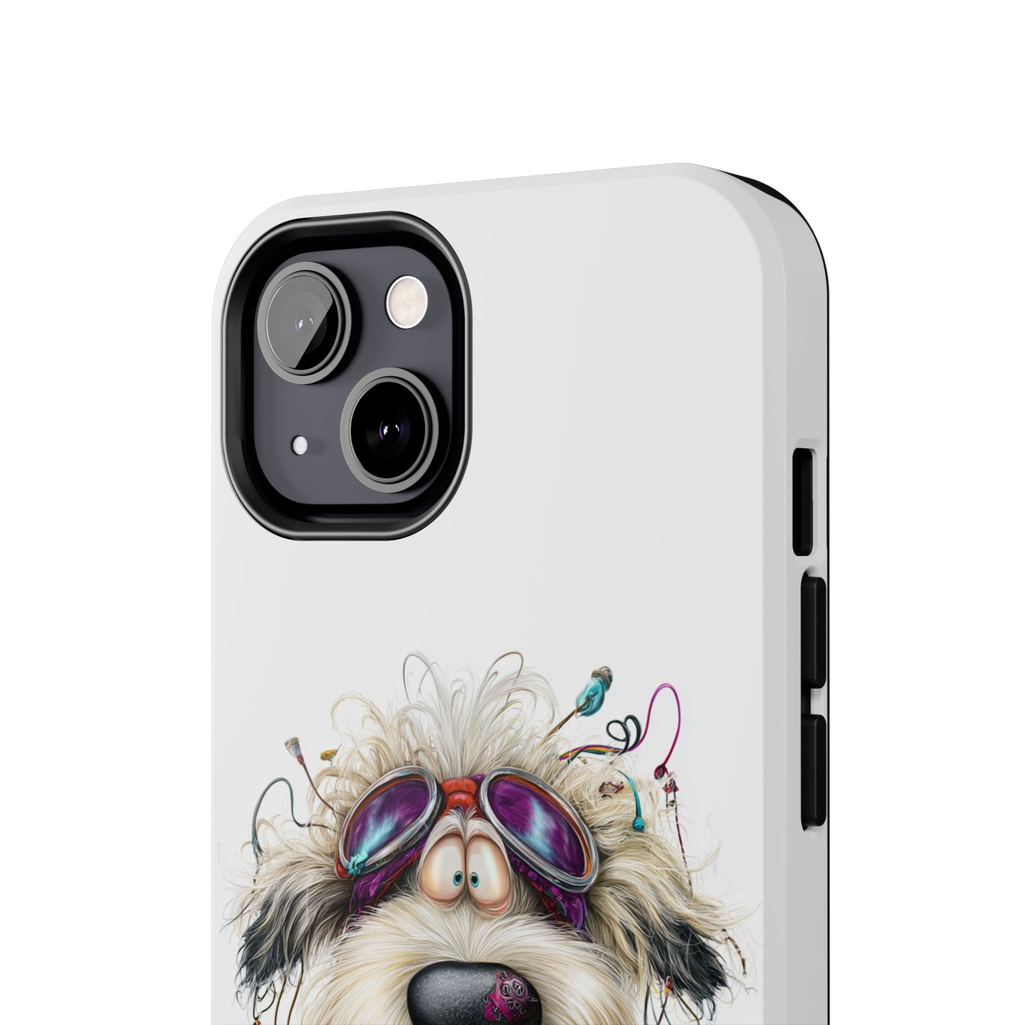 Whimsical Dog Phone Case, Quirky Pet Lover Gift, Cute Cartoon Phone Case, Animal Lover Accessory, Fun Protective Case