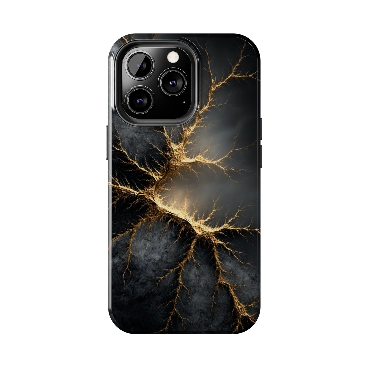 Electric Lightning Tough Phone Case - Durable Protection with Striking Design