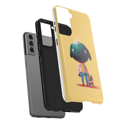 Cute Dog-Themed Tough Phone Cases for Pet Lovers - Durable Protection & Whimsical Design