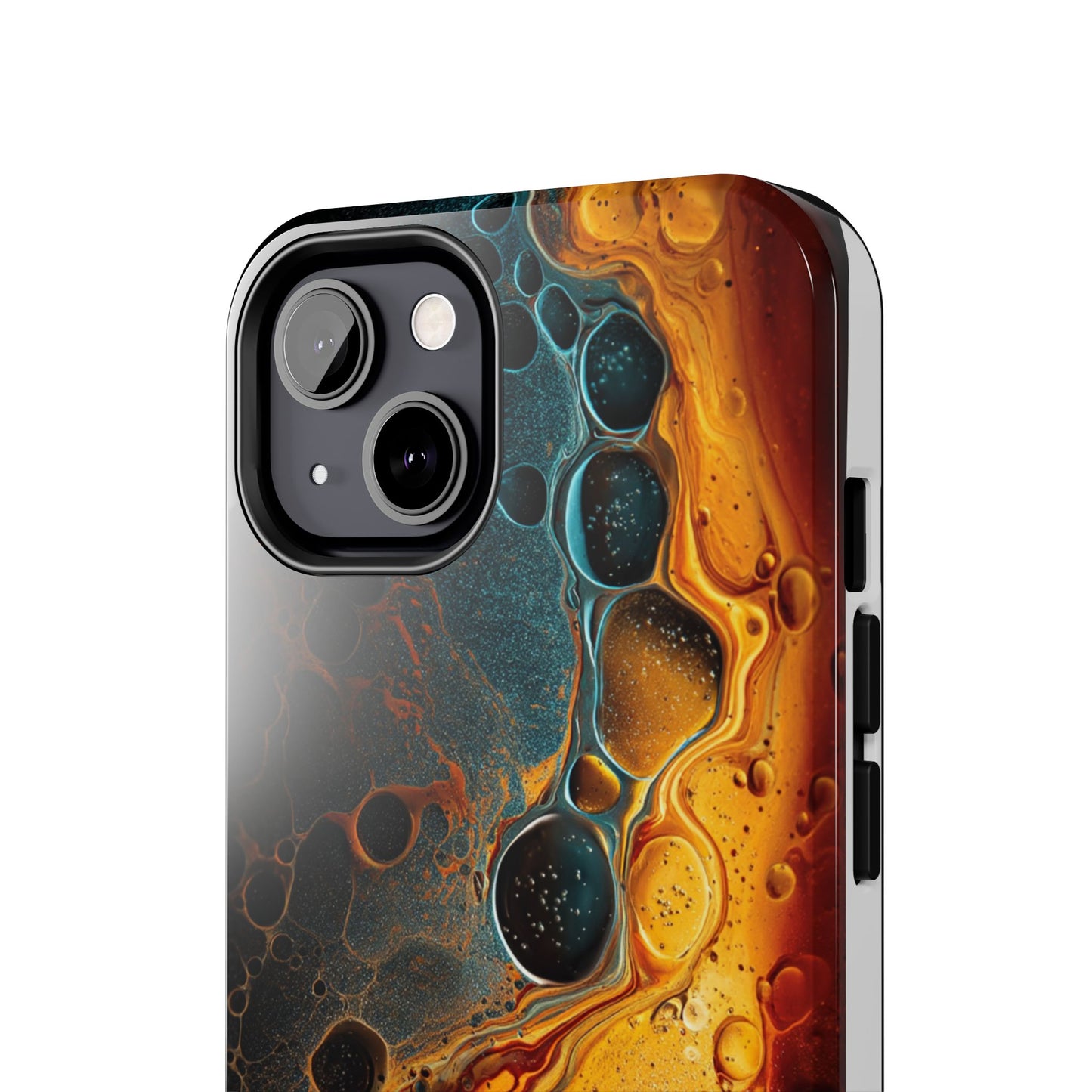 Abstract Lava Tough Phone Case - Vibrant Protective Cover for Adventurous Souls