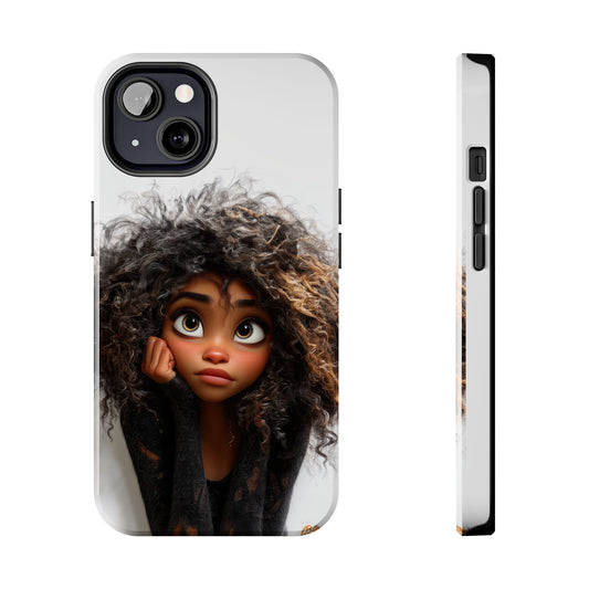 Whimsical Tough Phone Case – Playful Character Design for Teens & Creatives