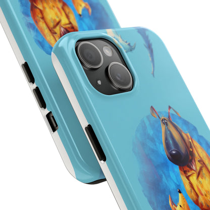 Whimsical Dog-Themed Tough Phone Case for Pet Lovers