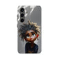 Whimsical Tough Phone Case - Artistic Design for Kids and Tweens