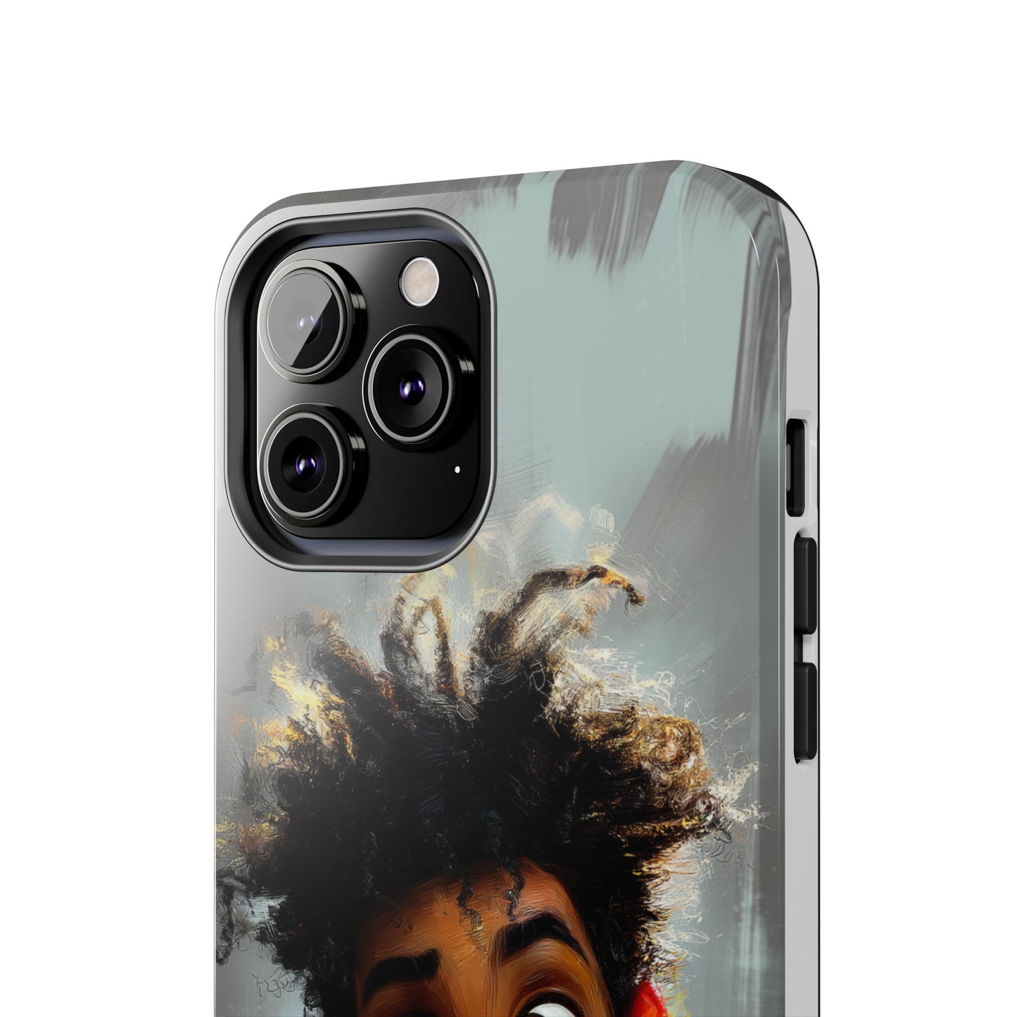 Artistic Tough Phone Case - Unique Design with Character - Great Gift Idea