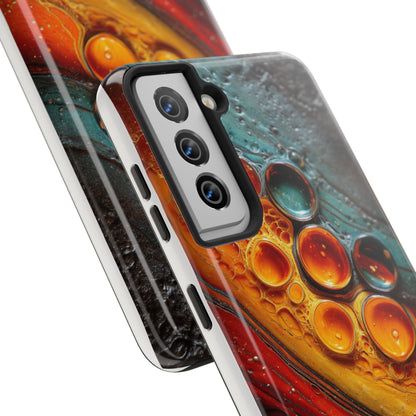 Artistic Tough Phone Case - Unique Abstract Design for Durable Protection