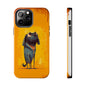 Fun Dog Art Tough Phone Case - Durable Pet Lover Gift