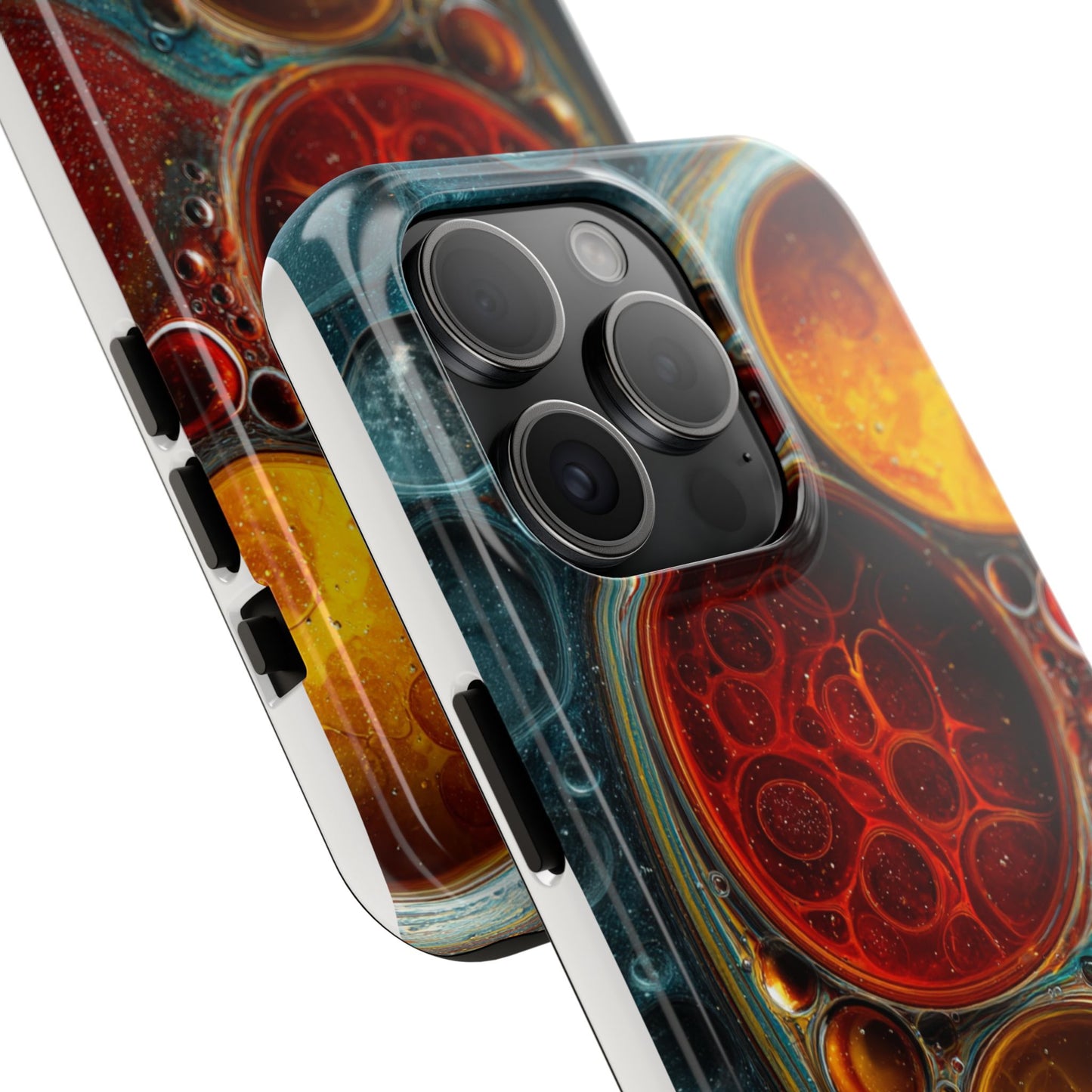 Vibrant Abstract Tough Phone Case - Durable Protection with Artistic Design