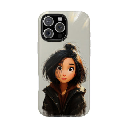 Artistic Tough Phone Case - Unique Design for Creative Souls