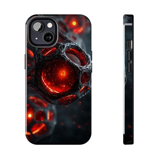Tough phone case with unique artistic design by Skipper