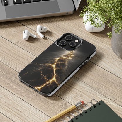 Lightning Bolt Tough Phone Case - Durable & Stylish Protection