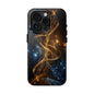 Stylish Tough Phone Cases with Sparkling Swirls Design