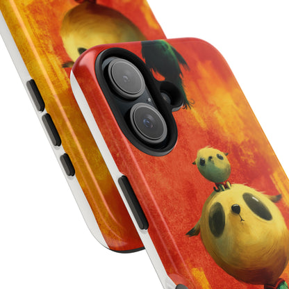 Whimsical Tough Phone Cases - Cute Animal Design for Trendy Protection