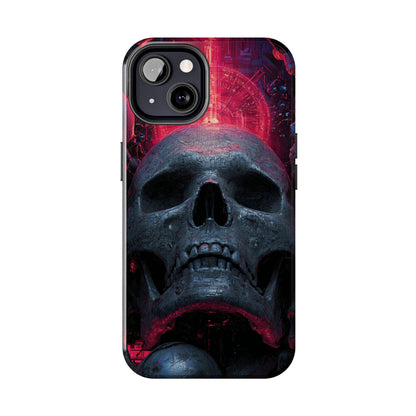 Dark Skull Tough Phone Case | Gothic Protection for Him