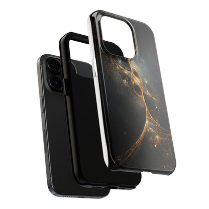 Galactic Elegance Tough Phone Case - Premium Protection for Cosmic Lovers