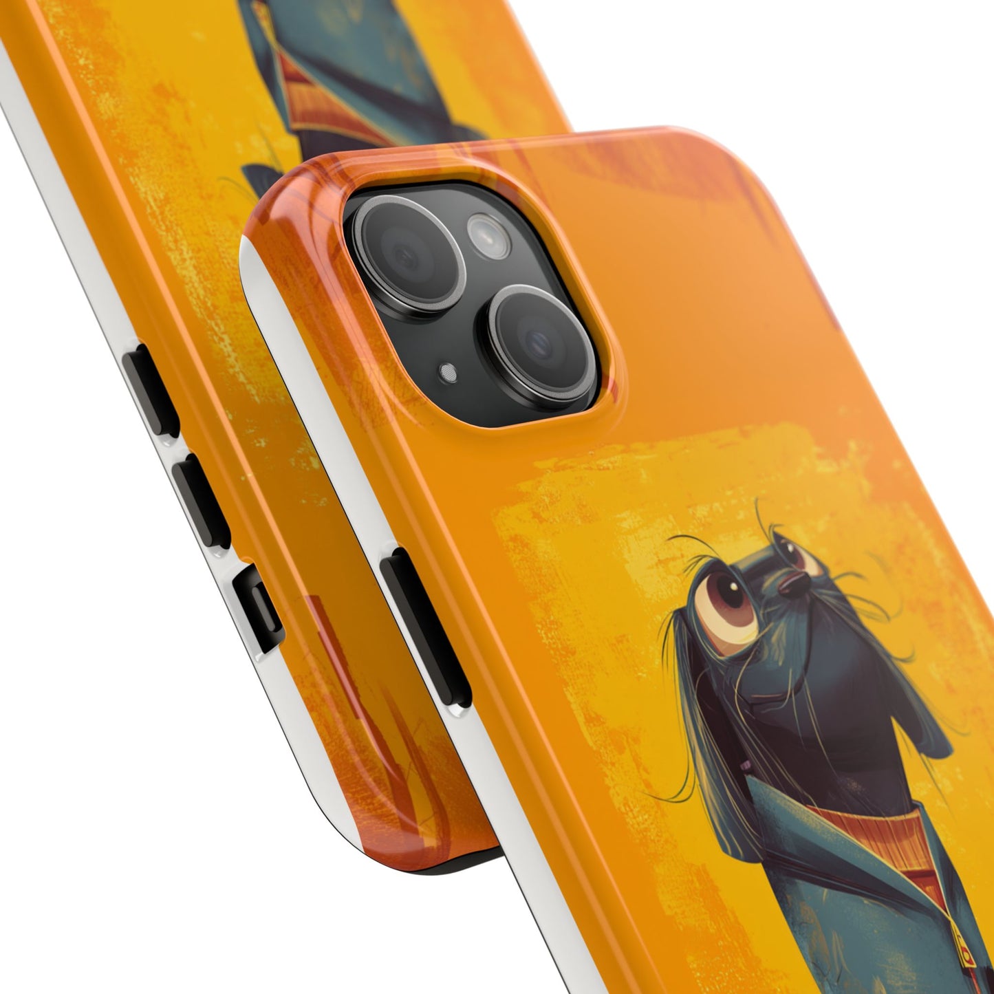 Fun Dog Art Tough Phone Case - Durable Pet Lover Gift