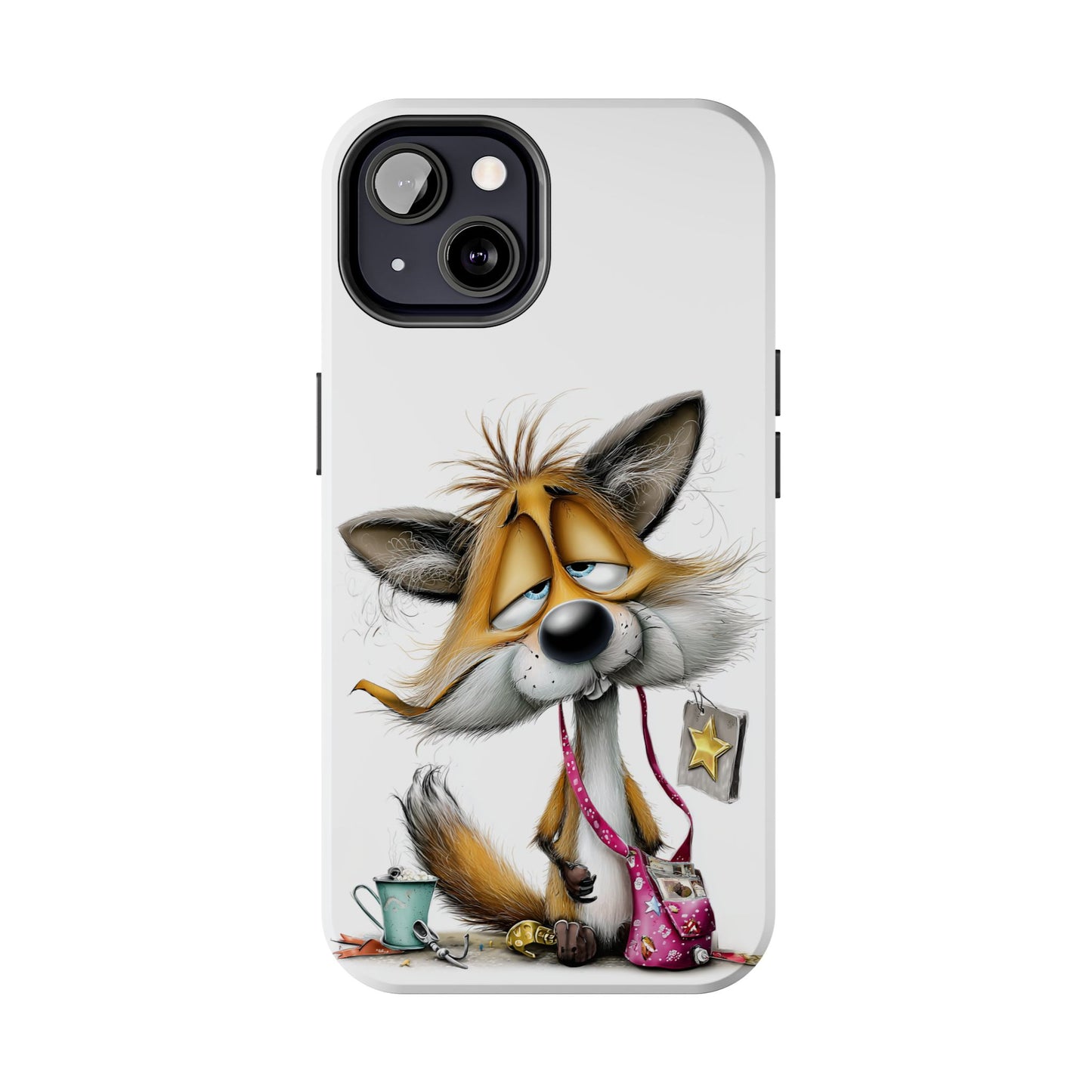Funny Fox Phone Case – Tough, Fun Animal Accessory for Kids & Animal Lovers