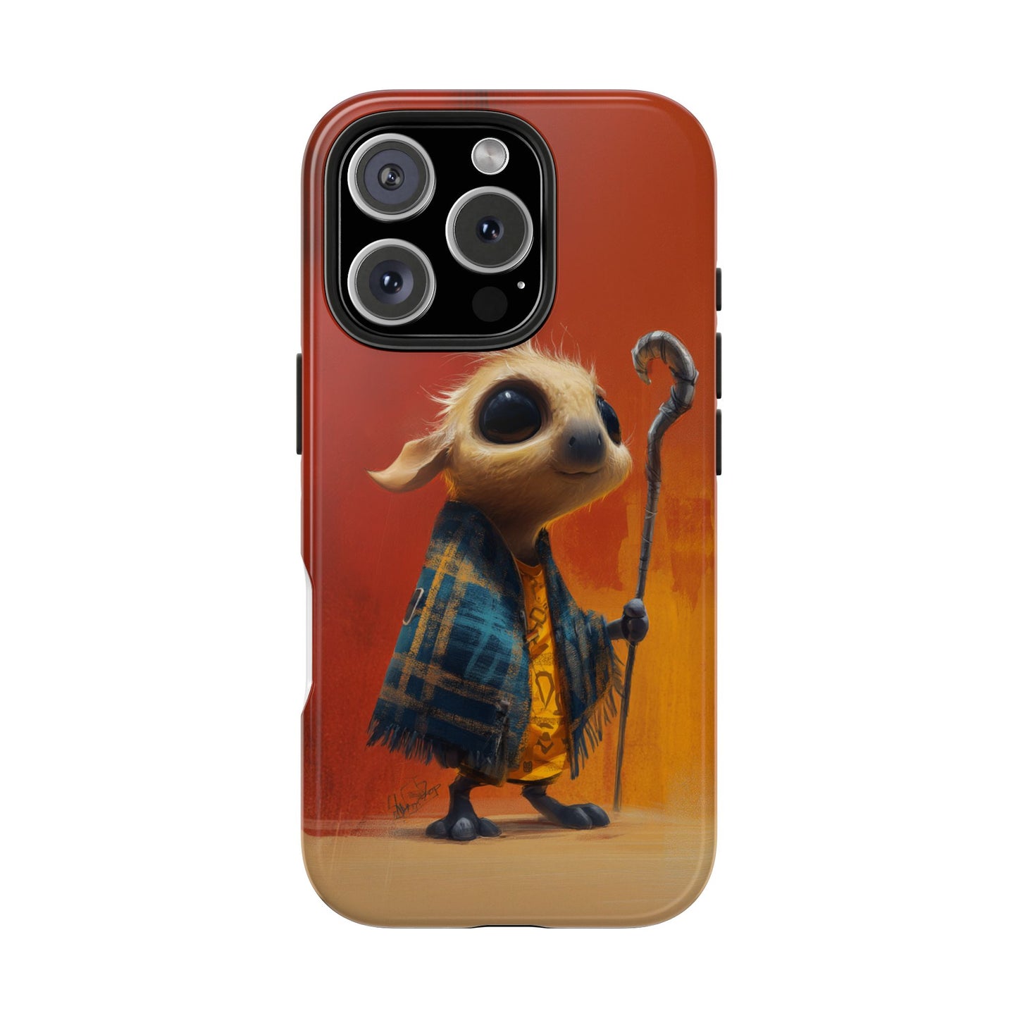 Whimsical Tough Phone Case - Cute Character Design for Kids & Adults